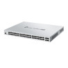 POE Switch: OMADA PRO 48-PORT MANAGED 10G L2+ SWITCH, POE+(48), 10G SFP+(4), 500W, 1U, 5YR