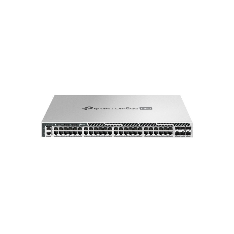 TP-LINK OMADA PRO 48-PORT MANAGED GIGABIT L3 SWITCH, POE+(48), 10G SFP+(6), 1440W, 1U, 5YR