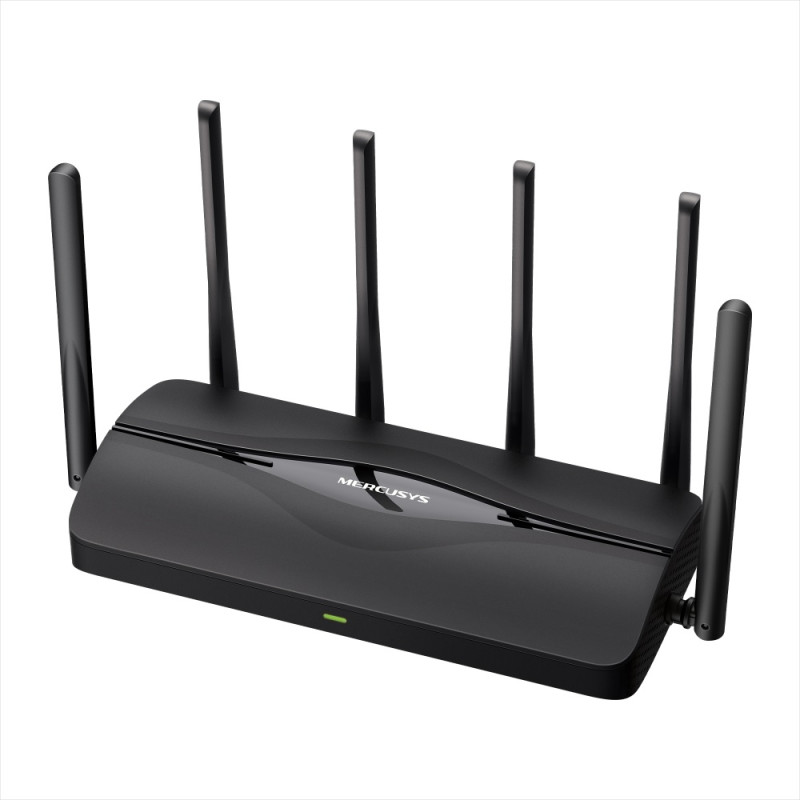 Mercusys BE6500 Dual-Band Wi-Fi 7 Router, 1¡Á 2.5 Gbps WAN port, 1¡Á 2.5 Gbps LAN port and 2¡Á 1 Gbps LAN ports