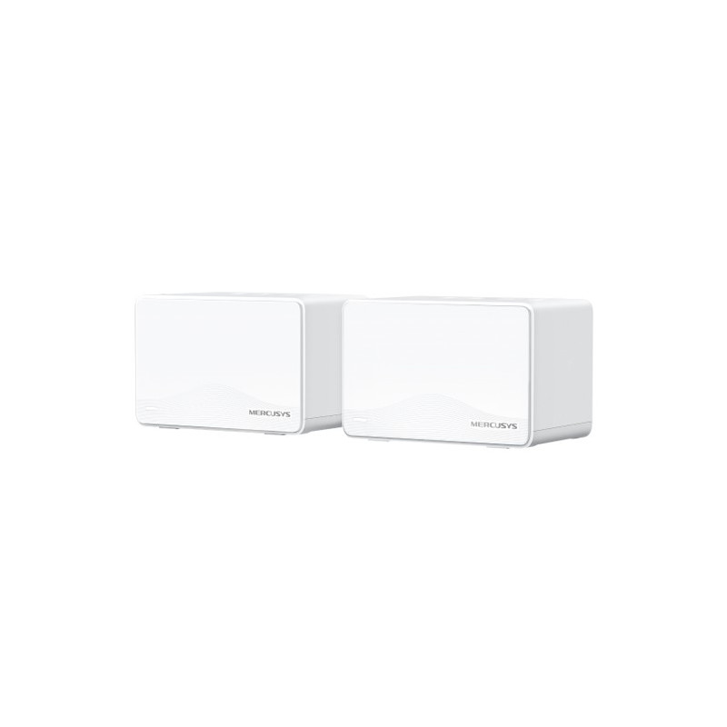 Mercusys Halo BE3600 Whole Home Mesh Wi-Fi 7 System, 460 m², 688 Mbps at 2.4 GHz, 2880 Mbps at 5 GHz, MLO, 4096-QAM, OFDMA, EHT1