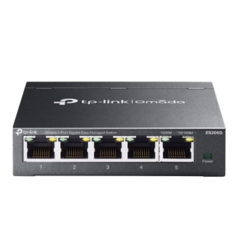 Omada Easy Managed Switch: 5-Port Gigabit, SDN, VLAN, QoS, IGMP Snooping, Loop Prevention, Port Isolation