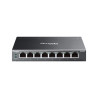 Omada Easy Managed POE Switch: 8-Port Gigabit with 8-Port PoE+, 8¡Á Gigabit PoE+ Ports , 802.3at/af, 64W PoE Power, Desktop Stee