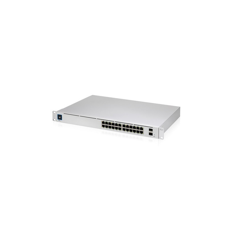 POE SWITCH: UniFi 24 port Managed Gigabit Layer2 and Layer3 switch with auto-sensing 802.3at PoE+ and 802.3bt PoE (450W) - Touch