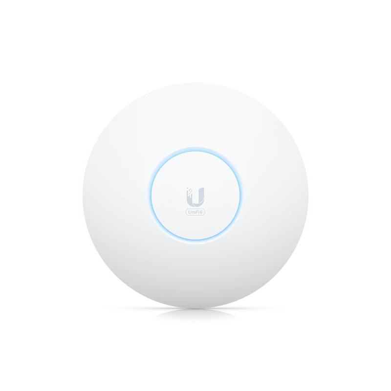 UniFi U6-Enterprise WiFi 6E 4x4 MIMO PoE+ Access Point,140m Coverage,600+ Device & 2.5GbE Uplink, Ceiling Mount,For High-Density