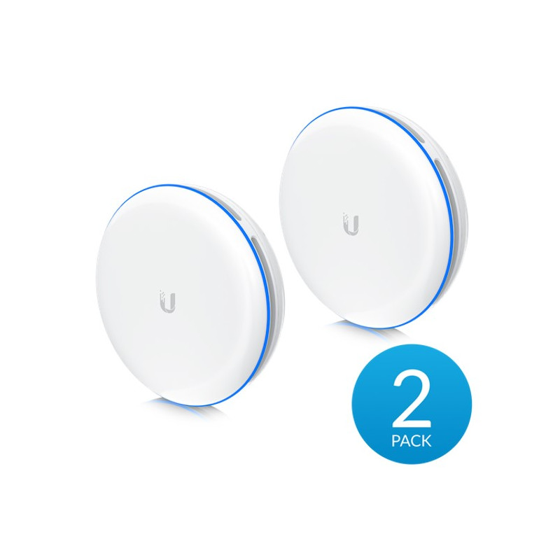 UniFi Building-to-Building Bridge - 60 GHz Wireless Bridge with a 10 Gbps SFP+ Interface, Complete PtP Link, Sold as 2 Pack