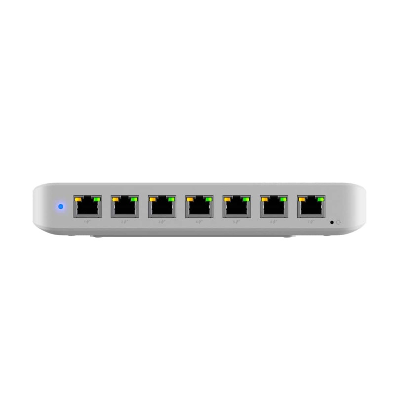 Ultra 210W, Compact 8-port Layer 2 GbE PoE Switch Versatile Mounting Option,7 GbE PoE+ Output& 1 GbE port, Includes PSU