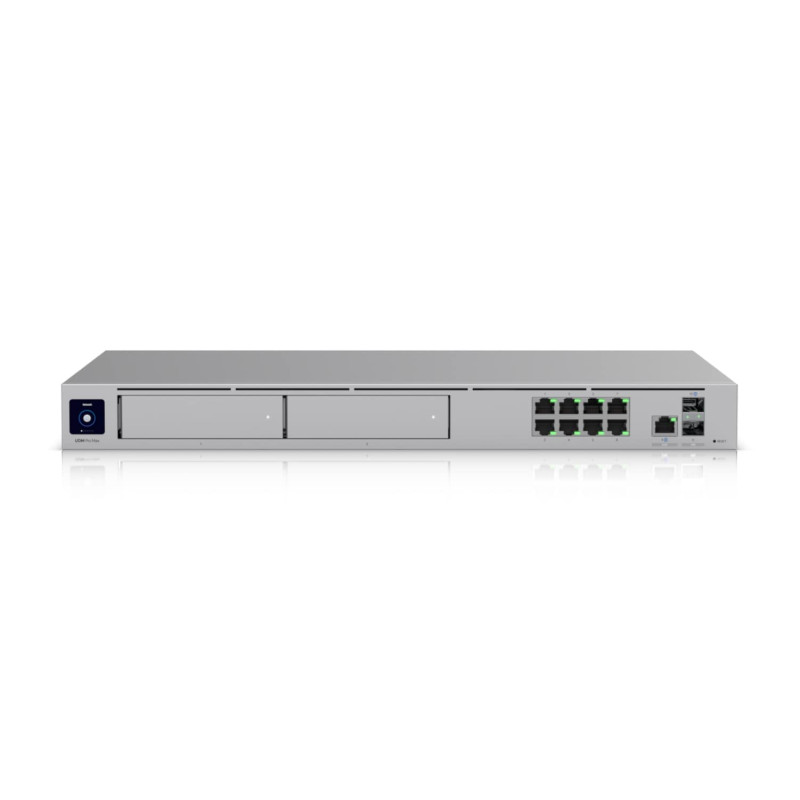 Dream Machine Pro Max, Professional-grade, Rack-mount Cloud Gateway,10 Gbps Multi-WAN Load Balancing, 2 NVR Drive Bays Design