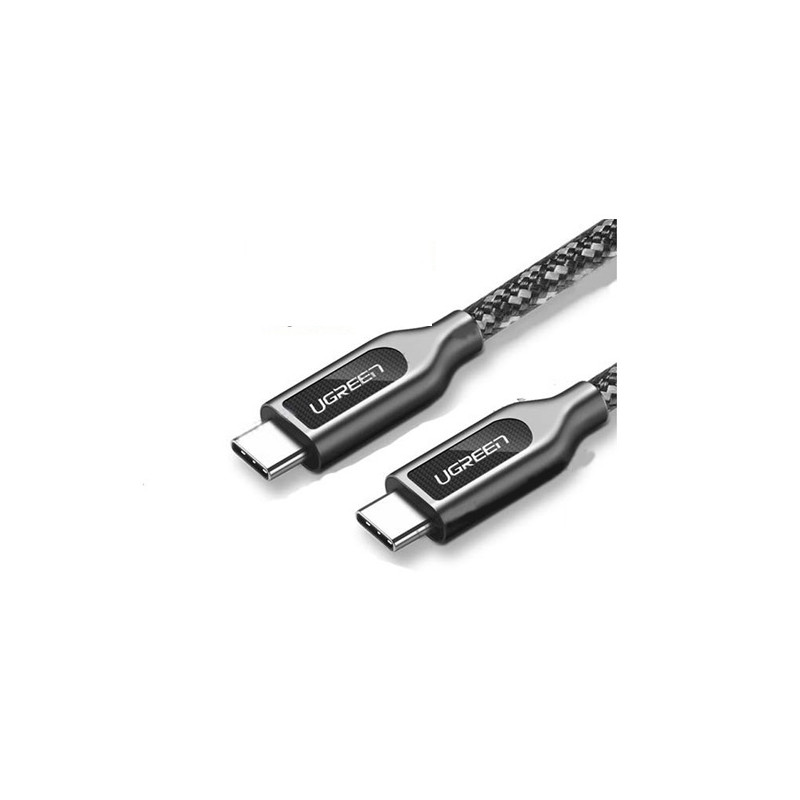 Type-C (USB-C) to Type-C (USB-C), Male to Male Charge & Sync Cable 3A 1.5m - White