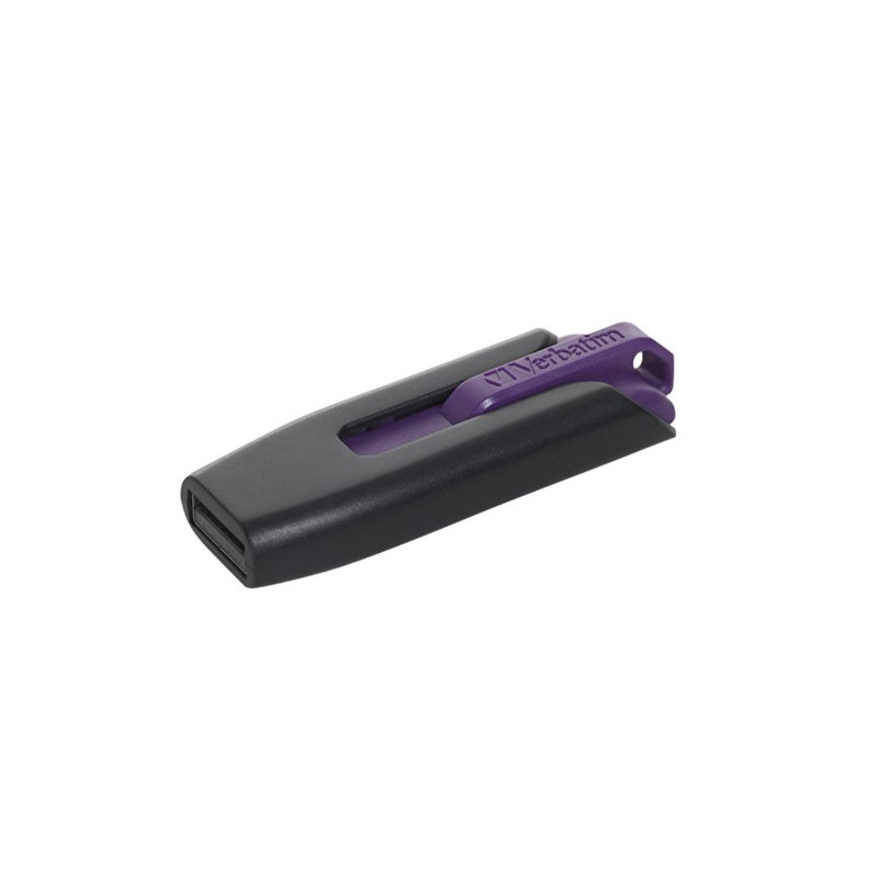 32GB V3 USB3.2 Gen 1, Purple Store'n'Go V3 Retractable USB Storage Drive Memory Stick, Save and Backup Files, Reliable and Essen
