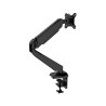 GasSpring DeskClamp Aluminium Single LCD Monitor Arm with USB Port Support up to 27'' Tilt Swivel Rotate VESA75/100