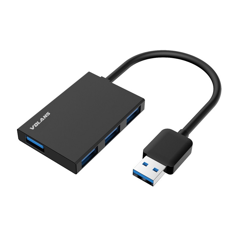 Slim Aluminium 4-Port USB3.0 AM Hub