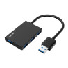 Slim Aluminium 4-Port USB3.0 AM Hub