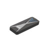 NVMe PCIe (M Key) M.2 SSD to USB3.1 Gen 2 Type-C 10Gbps Enclosure with RGB LED