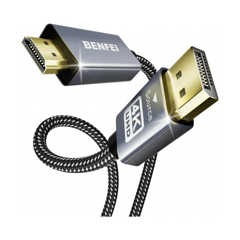 DisplayPort DP to HDMI Cable 4.5m (4K @30Hz, 1080p @60Hz)