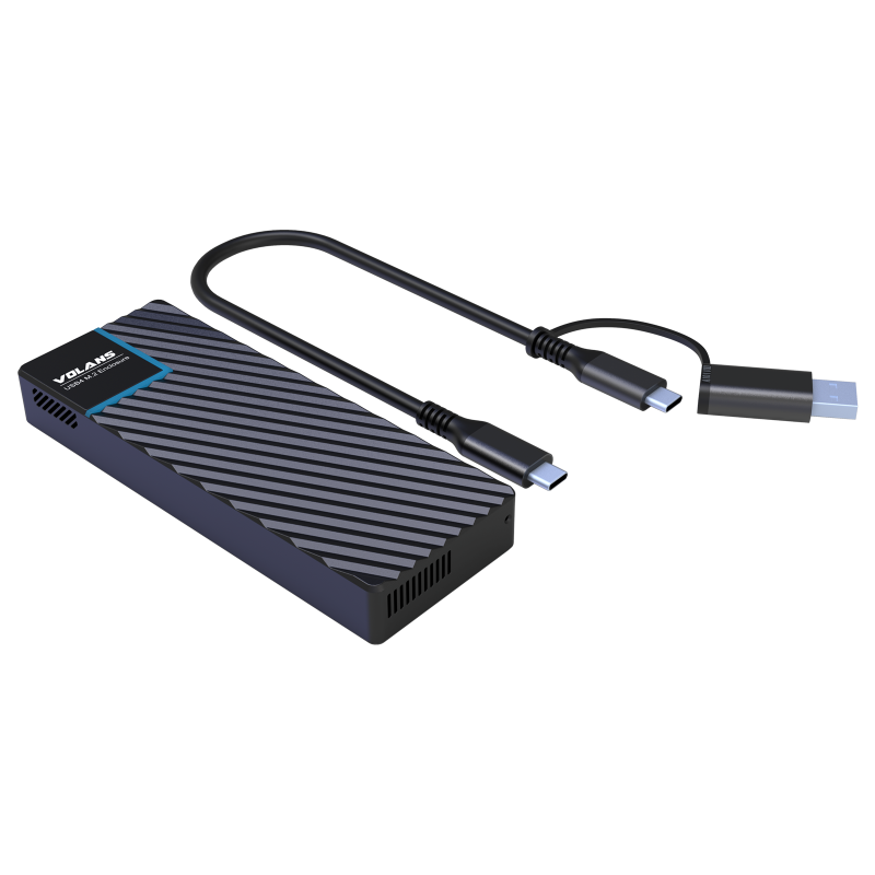 Aluminium NVMe PCIe M.2 SSD to USB4 Type C 40Gbps Enclosure