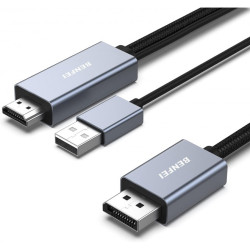 HDMI to DisplayPort DP...