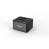 Dual Bay USB3.0 Aluminium Docking Station for 2.5¡å and 3.5¡å SATA HDD