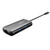 Aluminium USB Type-C to 4K HDMI Multi-function Adapter with Power Delivery, LAN and USB-A Port