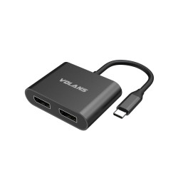 Aluminium 4K USB-C to Dual...