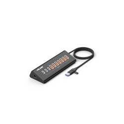 Aluminum 10 Ports USB3.2...