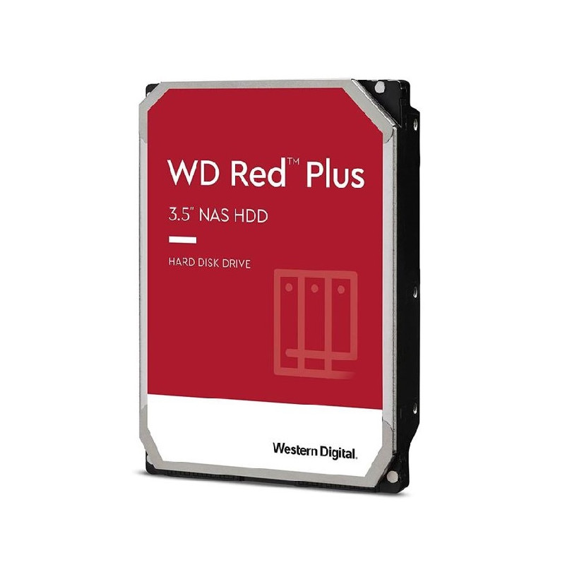 3.5" NAS Drive: 4TB RED PLUS, SATA3 6Gb/s, 256MB Cache, 5400RPM