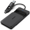 2.5" SATA to USB Type-C/Type-A Tool Free External Hard Drive Enclosure
