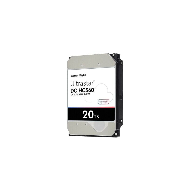 WD Ultrastar DC HC560 20TB 3.5" SATA 7200 RPM Cache 512MB 5-year limited warranty WUH722020BLE6L4 0F38785 (Base SE)