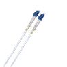 5m LC-LC OS2 Single Mode Dual-Core Fibre / Fiber Optic Cable UPC Duplex Armoured Low Smoke Zero Halogen (LSZH) Jacket White