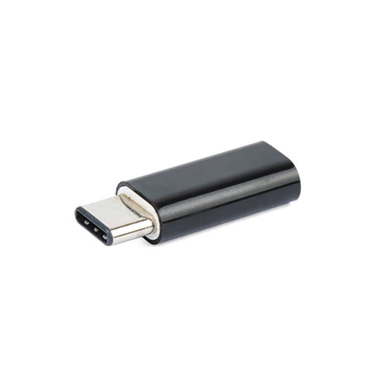 Adapter: USB 2.0 Type-C Male to Micro-B Female M/F Adapter - 480Mbps