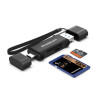 SuperSpeed USB-C and USB-A Dual Slot Card Reader for SD MicroSD USB 3.2 Gen 1