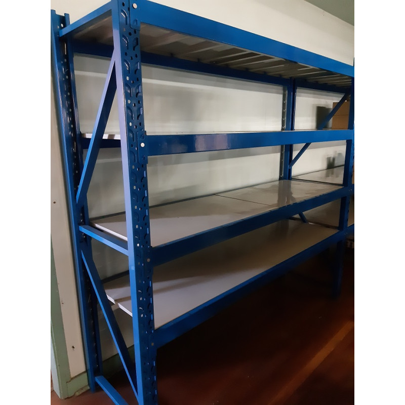 Shelf: Adjustable Heavy Duty Warehouse and Retail Storage Shelf(3 Levels)