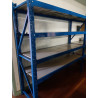Shelf: Adjustable Heavy Duty Warehouse and Retail Storage Shelf(3 Levels)