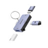 USB Type-C 3 in 1 Super Compact Hub - 1x HDMI 4K@60Hz + 1x USB 3.2 + 1x USB-C