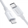iphone cable MFI USB-C Type-C to Lightning Cable 1M White