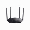 Router: AX3000 Dual-band Wi-Fi 6 802.11ax delivering both 2402Mbps at 5GHz and 574Mbps at 2.4 GHz concurrently