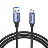 USB 3.0 to Type-C 5Gbps High-Speed Data Sync & 3A Charging Nylon Braided Cable 3M
