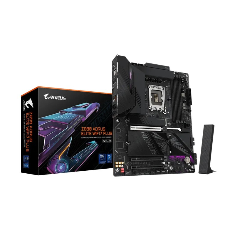 Z890 ATX Motherboard: 1851 Socket For Intel Core Ultra Processors4x DDR5, 4x SATA 6Gb/s, PCIe 5.0, 1x M.2 Gen5 + 3x M.2 Gen4, US