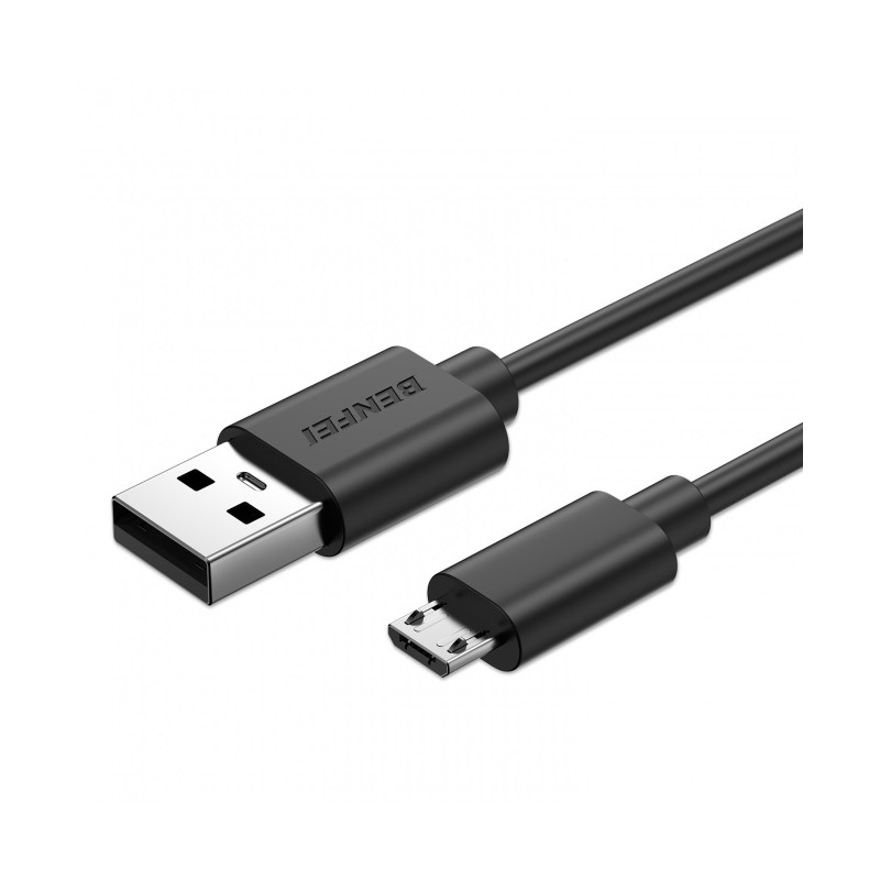 USB 2.0 Male to Micro USB Male Data Cable 2M Black