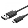 USB 2.0 Male to Micro USB Male Data Cable 2M Black