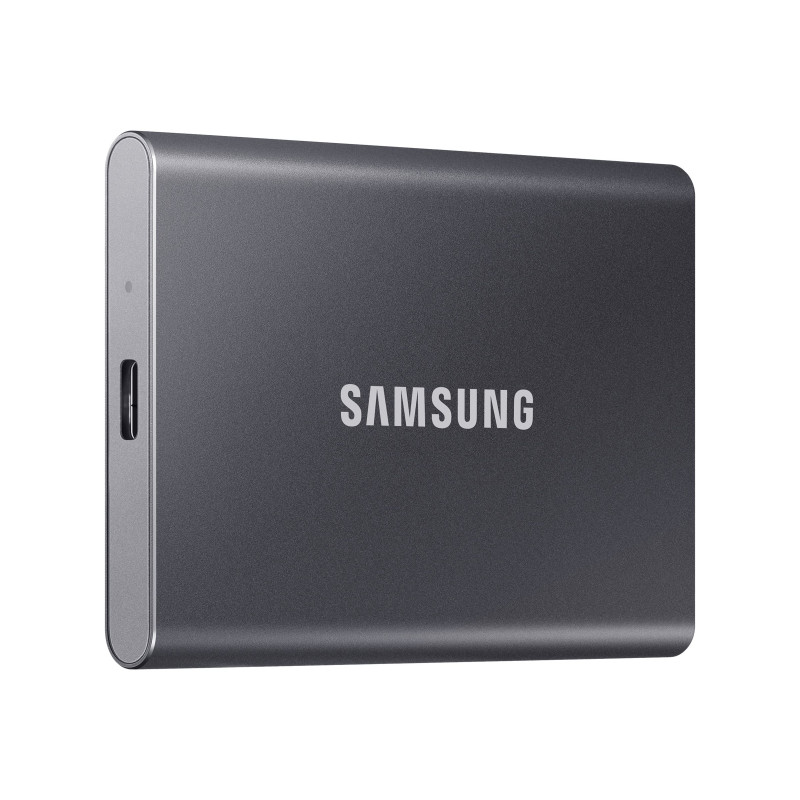 Portable SSD T7, 1TB, Titan Gray, USB3.2, Type-C, R/W(Max) 1,050MB/s, Aluminium Case, 3 Years Warranty