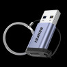USB-A3.0 to Type-C Adapter Male to Female Supporting 5V 3A Charging and 10Gbps Data Transmit