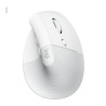 Wireless Mouse: Logitech ERGO Lift - Off White, Wireless & Bluetooth, Vertical Ergonomic Mouse