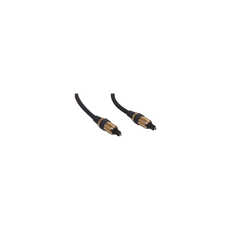 Audio Cable: High Quality Toslink Digital Audio Optical Cable - 1m