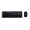Keyboard & Mouse: MK220, Compact Wireless Combo - Black