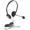 Wired Headset: Stereo with Microphone and Volume Control dual 3.5mm jack (one year warranty)