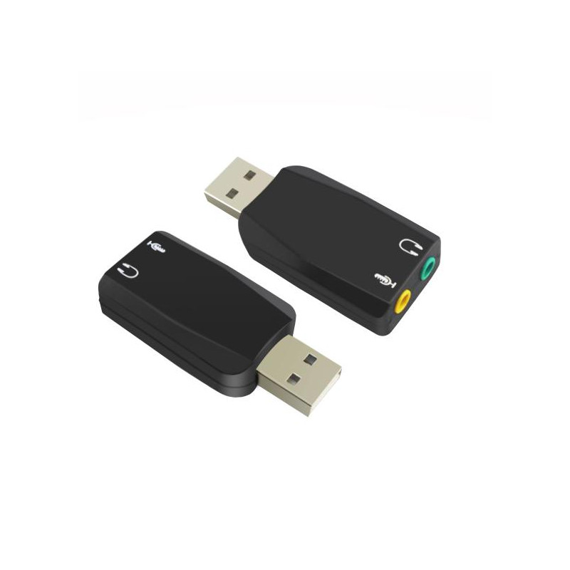 USB to 3.5mm Audio Jack Sound and Microphone - Convert 3.5mm headset to USB headset