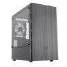 Mini-Tower Case: MasterBox MB400L1x 120mm Fan, 2x USB 3.0, Tempered Glass Side Panel, Supports: mATX/mini-ITX