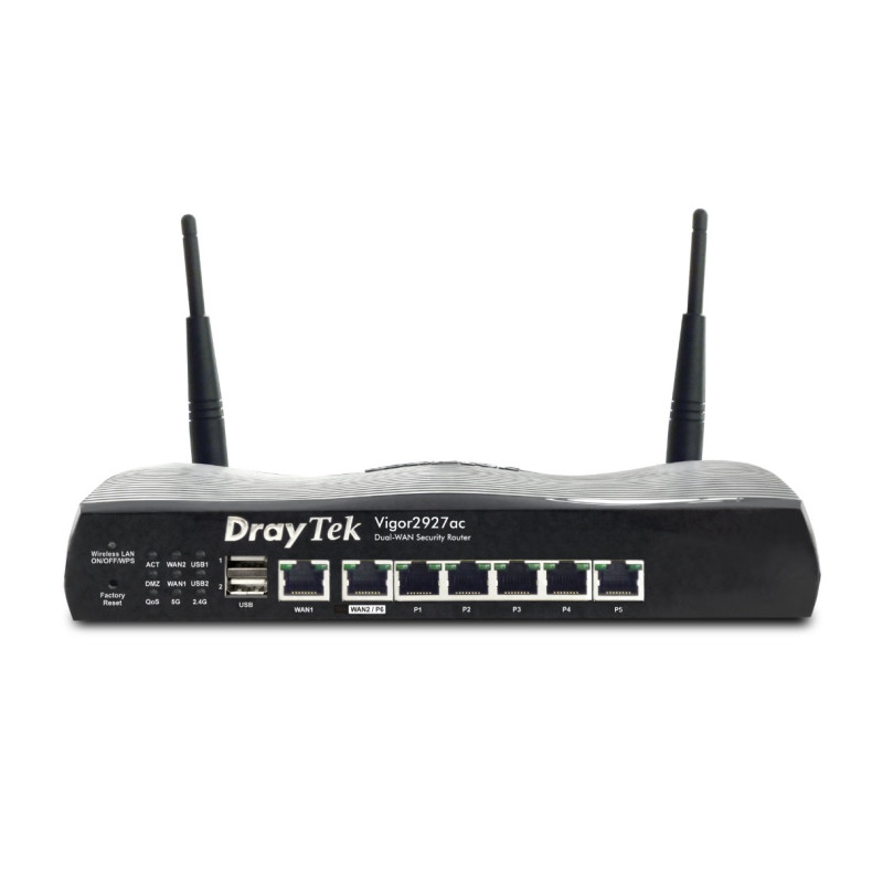 Multi WAN Router with 1 x GbE WAN, 1 x GbE WAN/LAN, and 3G/4G USB WAN port for Load Balancing and Fail-over, 5 x GbE LANs, Objec
