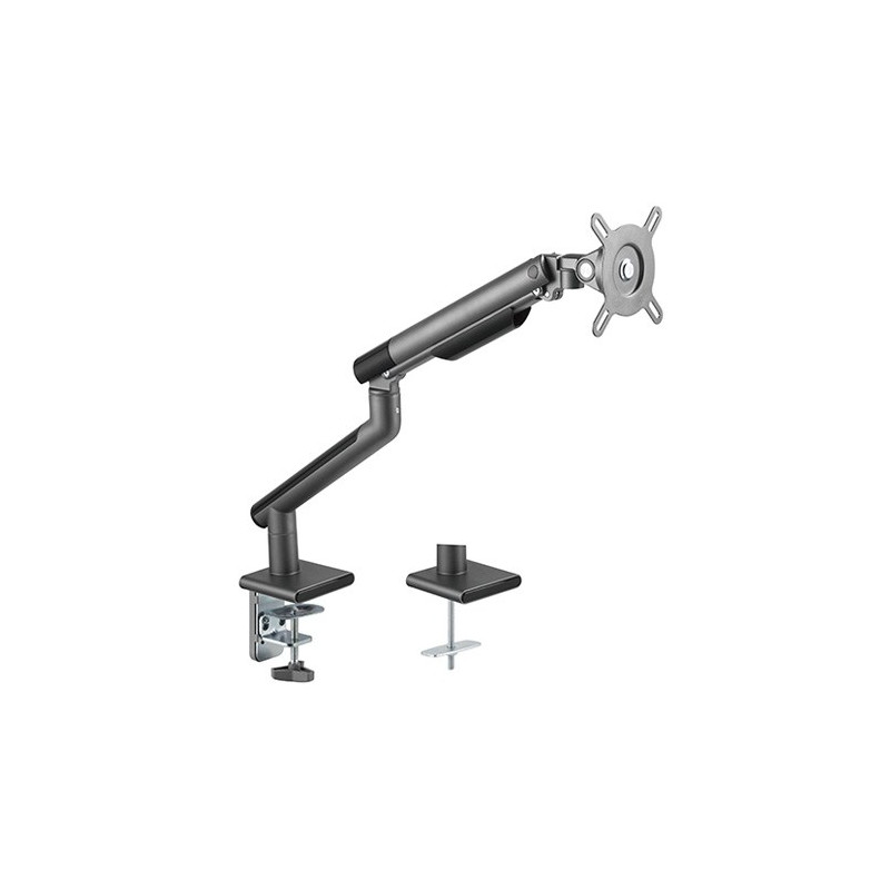 Single Monitor Premium Slim Aluminum Spring-Assisted Monitor Arm Fix Most 17"-32" Monitor Up to 9kg VESA 75x75/100x100