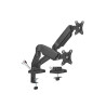 Dual Monitor Interactive Counterbalance LCD VESA Desk Clamp and Grommet Mount Fit most 17''-32'' Monitors Up to 9kg per screen